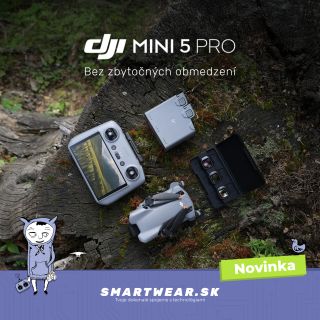 Malý rozmermi a veľký schopnosťami - to je DJI Mini 5 Pro! DJI Mini 5 Pro je dôkazom, že aj to najmenšie telo môže skrývať...