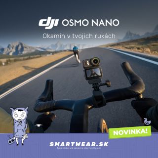 🆕 Predstavujeme novinku: DJI Osmo Nano 📸 Revolučná kamera, ktorú si pripneš na tričko, čiapku alebo psa 🐶 a ktorá je...
